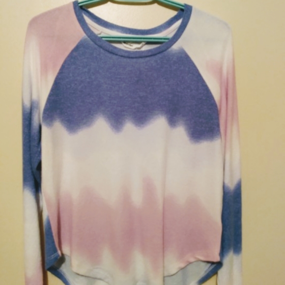 🍁Tie dye round neck pullover - Picture 1 of 3